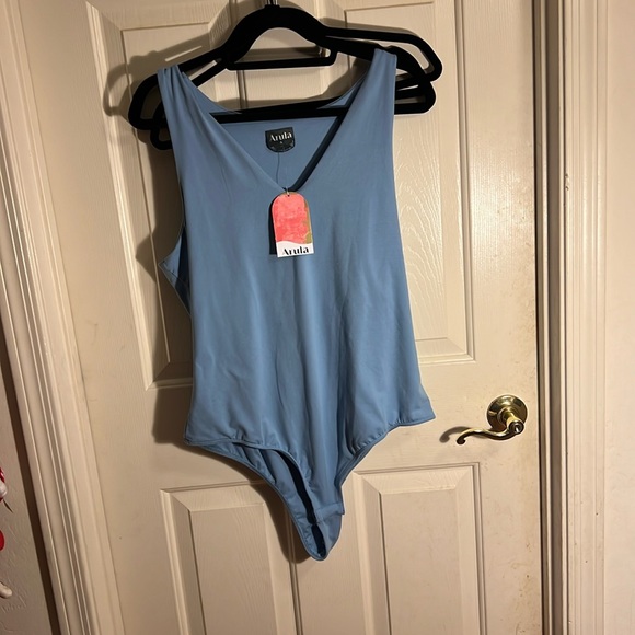 ARULA Tops - NWT Arula super soft tank bodysuit. Size 1X